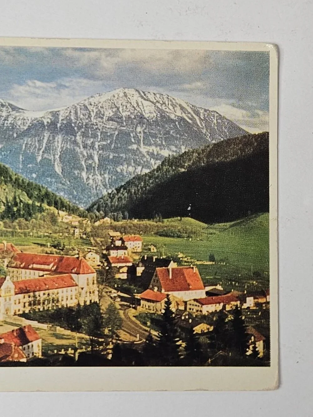 Ettal Abbey Benedictine monastery Postcard located in Bavaria Germany